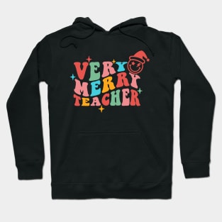 Very Merry Teacher Christmas Hoodie